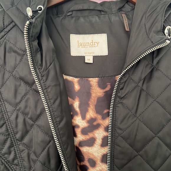 Laundry Black Quilted Jacket- M - Picture 3 of 9